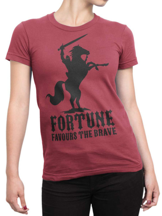 0087 Army T Shirt Fortune Front Woman