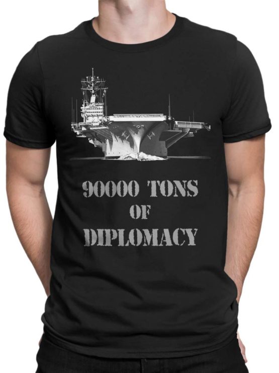 0264 Patriotic Shirts Diplomacy Front Man