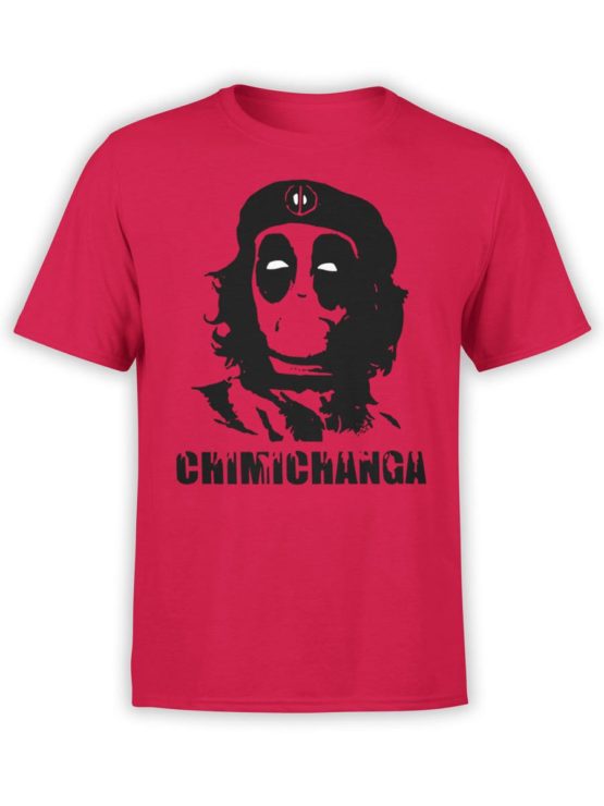 0292 Army T Shirt Chimichanga Front Red