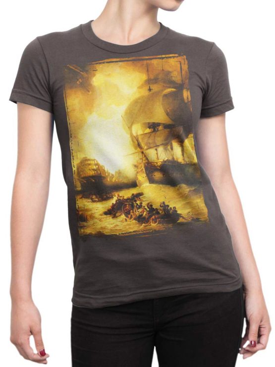 0325 Army T Shirt The Battle of the Nile Front Woman