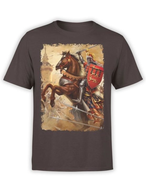0329 Army T Shirt Battle Chocolate Brown