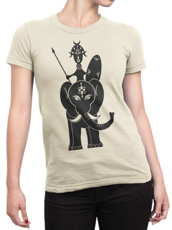 0522 Army T Shirt African Warrior Front Woman