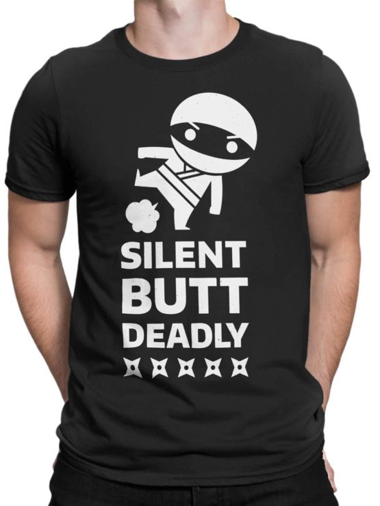 0543 Army T Shirt Silent Ninja Front Man