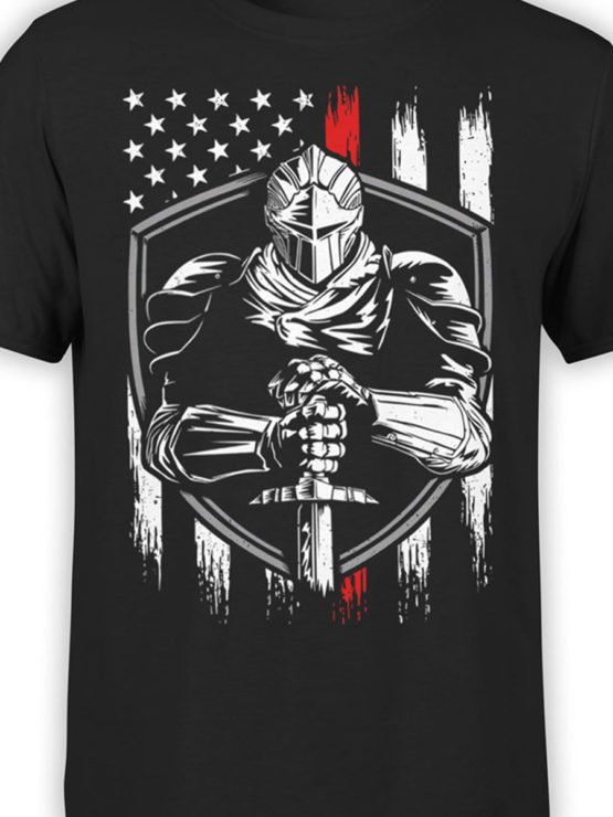 0671 Patriotic Shirts USA Defender Front Color