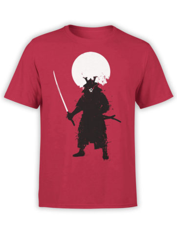 0673 Warrior Shirt Ghost Samurai Front