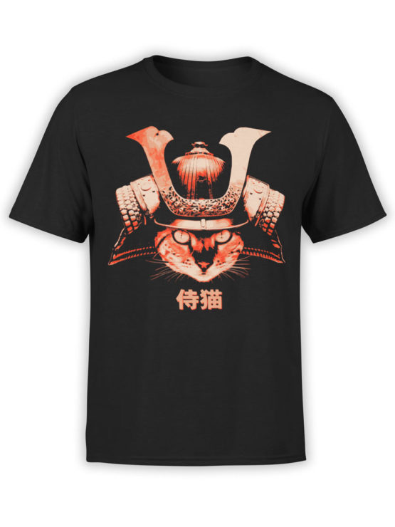 0739 Cat Shirts Samurai Front