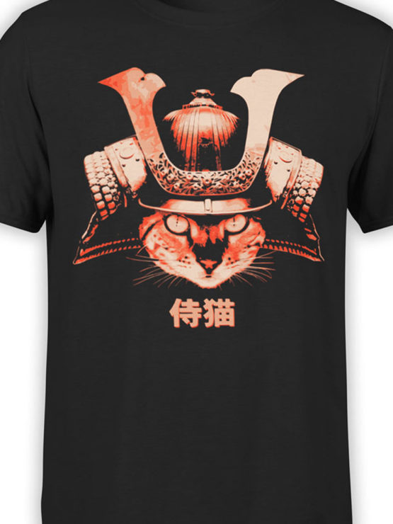 0739 Cat Shirts Samurai Front Color